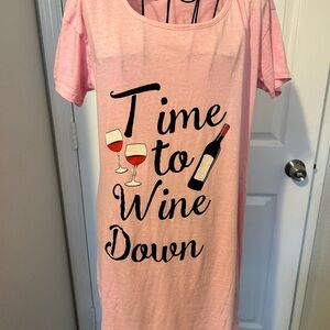 Just Love Pink T-Shirt Dress